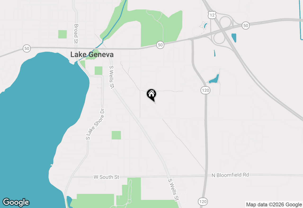Map of 301 E Townline Rd, Lake Geneva, WI 53147