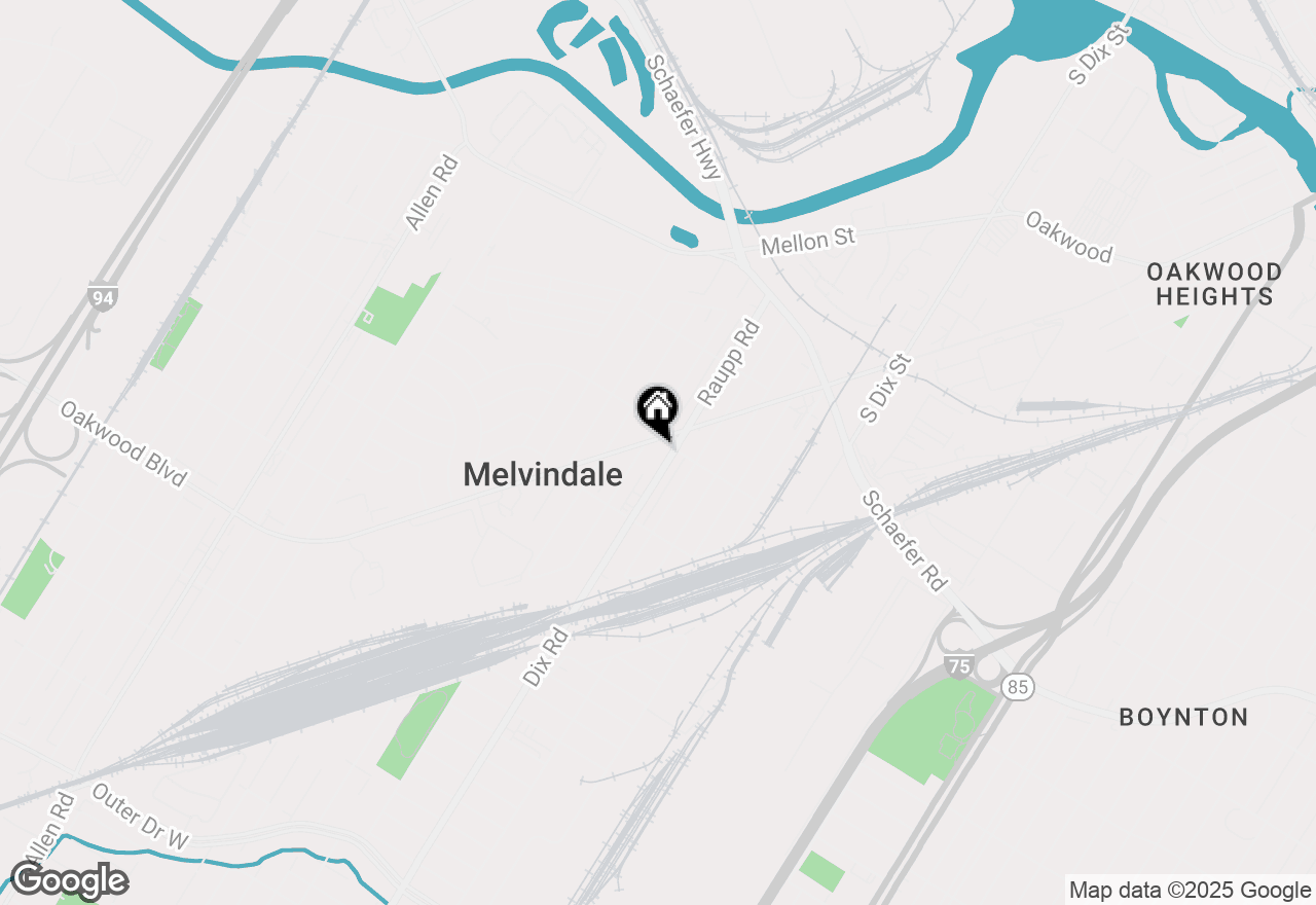 Map of 17431 Dix Road #1, Melvindale, MI 48122