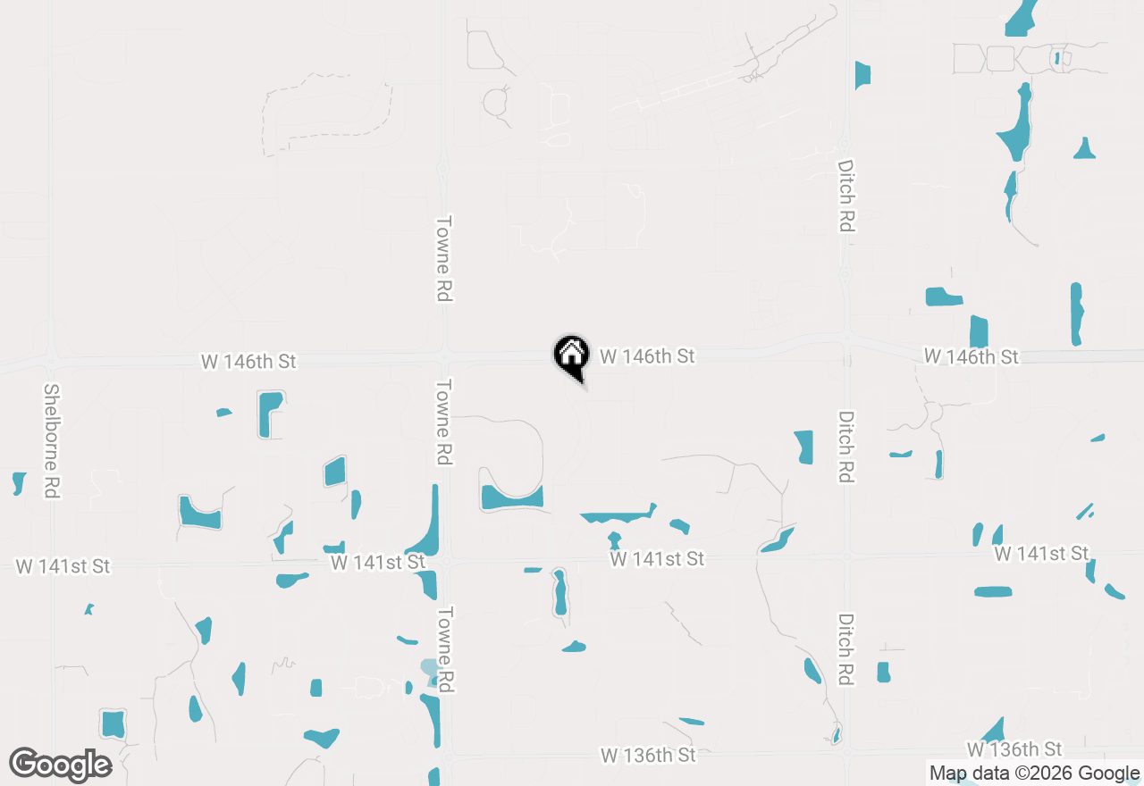 Map of 14524 Elsmere Lane, Carmel, IN 46074