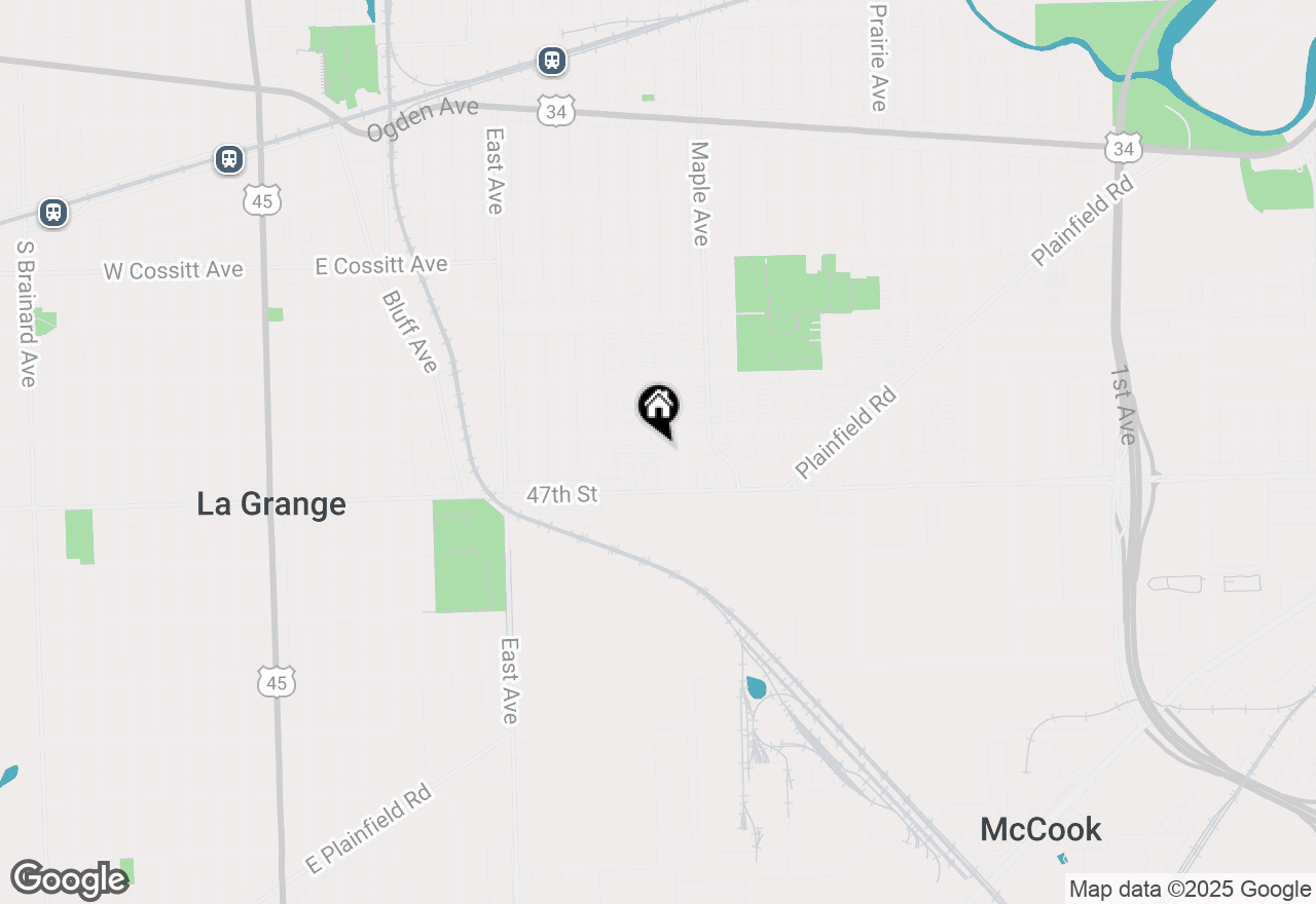 Map of 4613 Madison Avenue, Brookfield, IL 60513