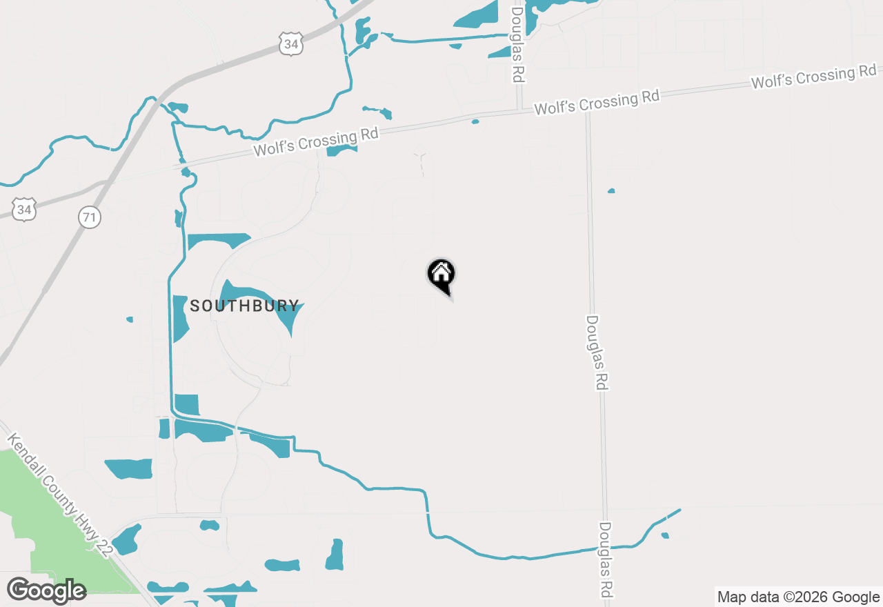 Map of 404 Tanya Lane, Oswego, IL 60543