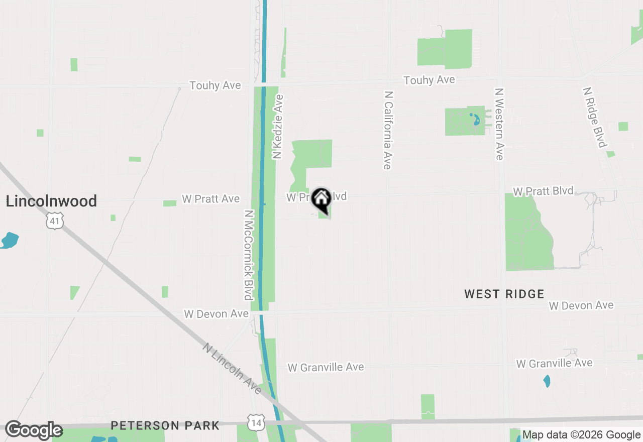 Map of 6707 N Whipple Street, Chicago, IL 60645