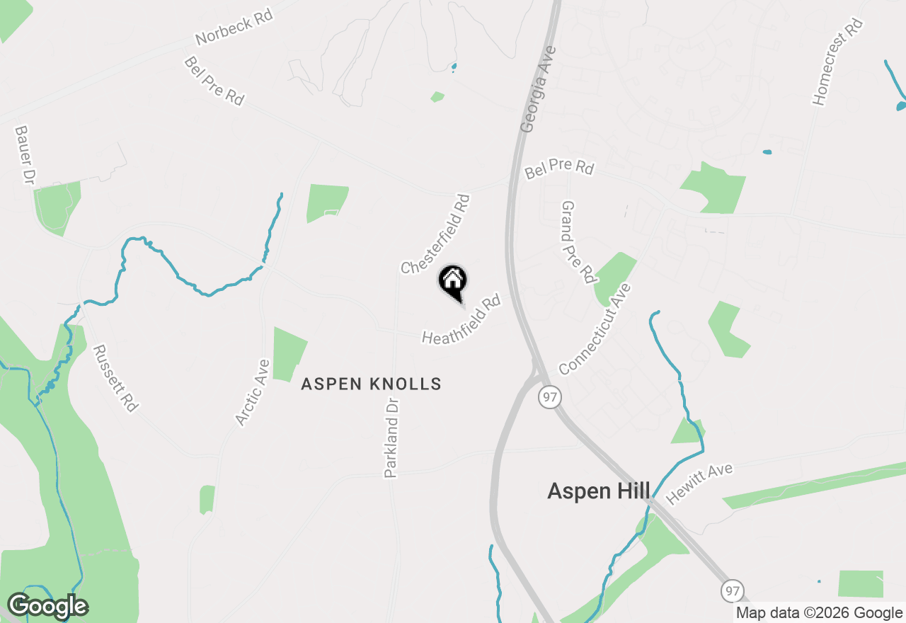 Map of 4111 Blackpool Road, Rockville, MD 20853