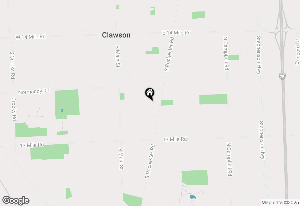 Map of 3910 Bellevue Avenue, Royal Oak, MI 48073