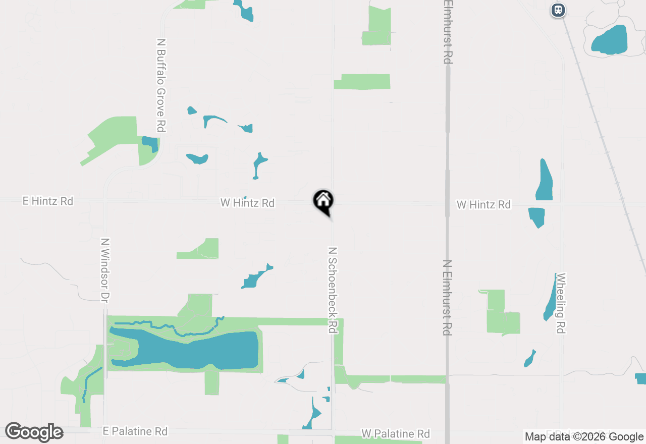Map of 402 Meadow Ridge Lane, Prospect Heights, IL 60070