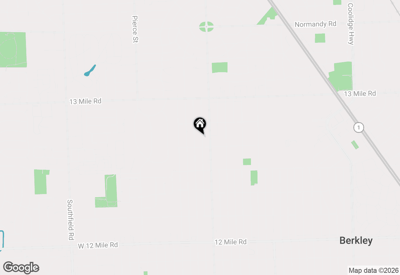 Map of 30475 Brentwood Street, Southfield, MI 48076