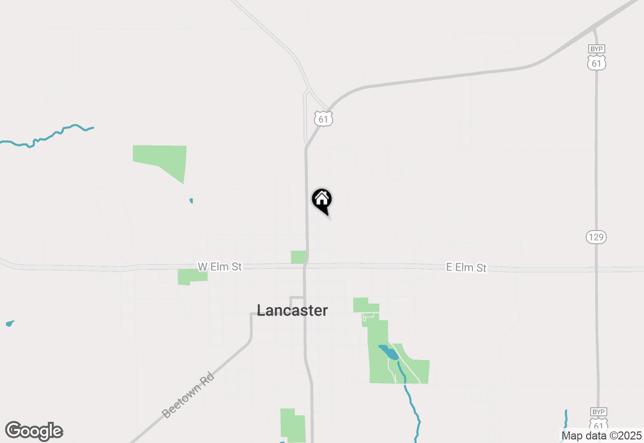 Map of 213 E Birch Street, Lancaster, WI 53813