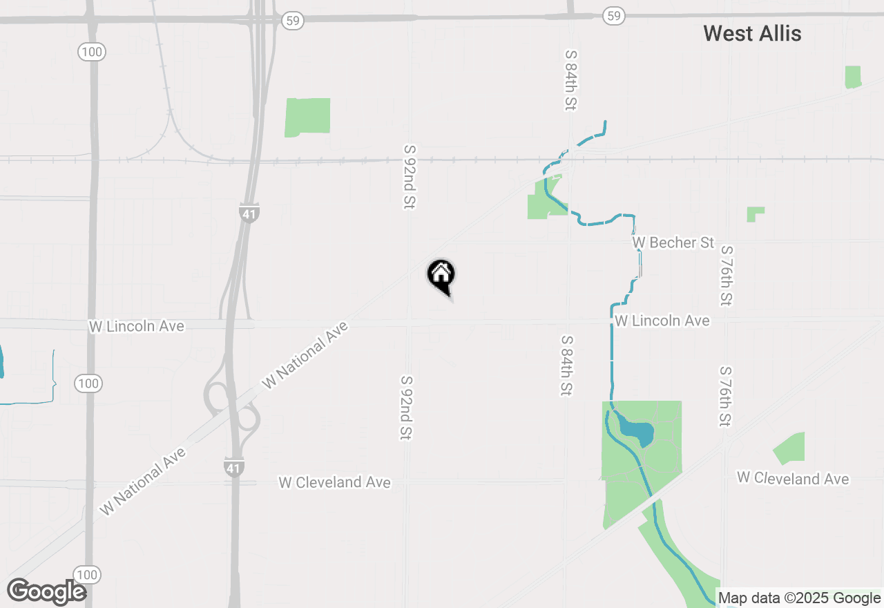 Map of 2215 S 90th St, West Allis, WI 53227