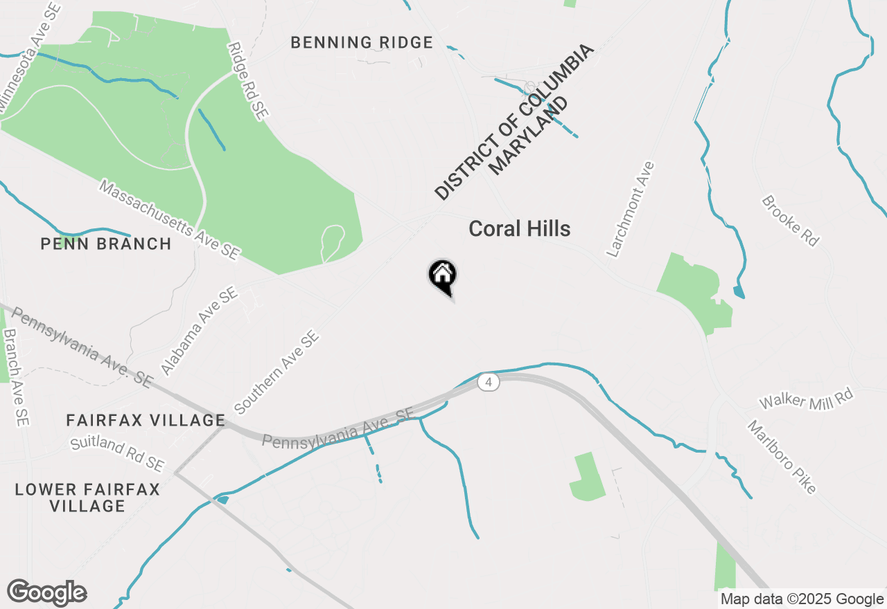 Map of 4313 Shell Street, Capitol Heights, MD 20743
