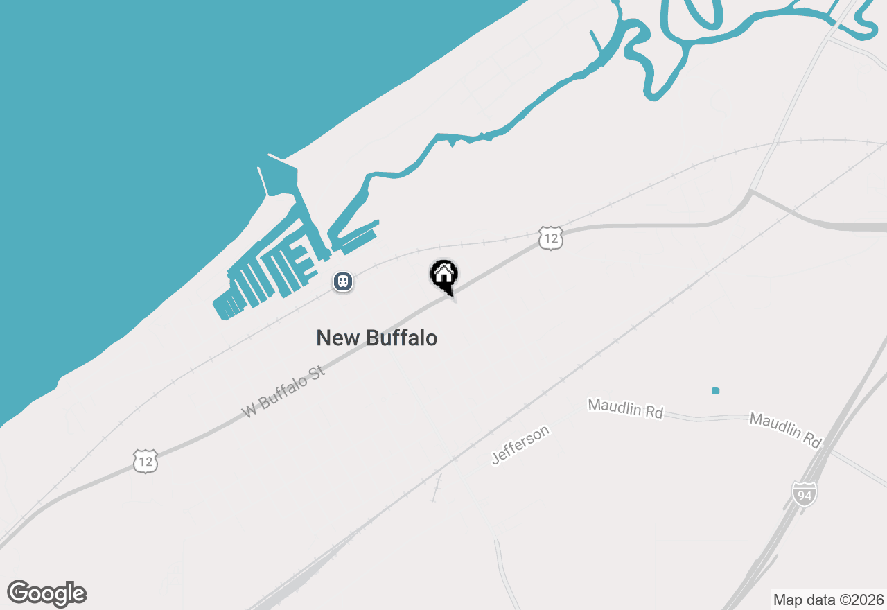 Map of 317 E Buffalo Street, New Buffalo, MI 49117