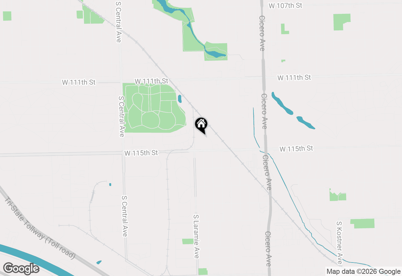 Map of 11420 S Mather Avenue, Alsip, IL 60803