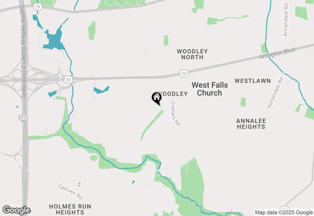 Map of 7315 Marc Drive, Falls Church, VA 22042