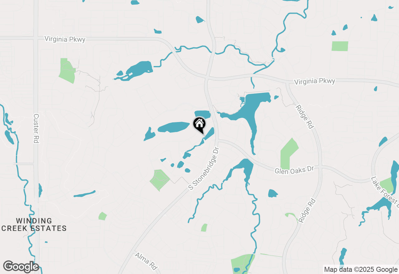 Map of 7110 Wellington Point Road, Mckinney, TX 75072