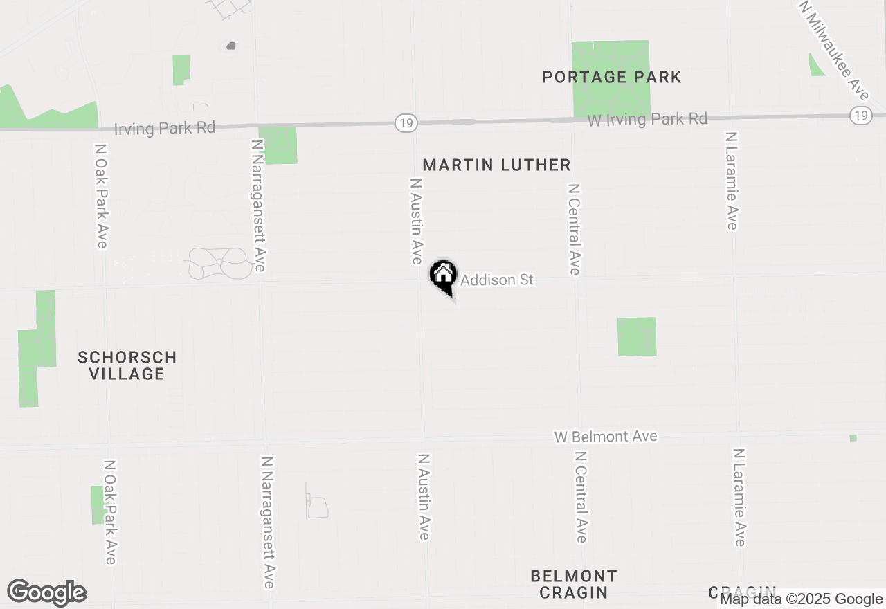 Map of 5923 W Eddy Street, Chicago, IL 60634