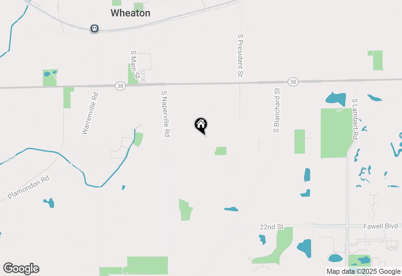 Map of 1110 S Sumner Street, Wheaton, IL 60189