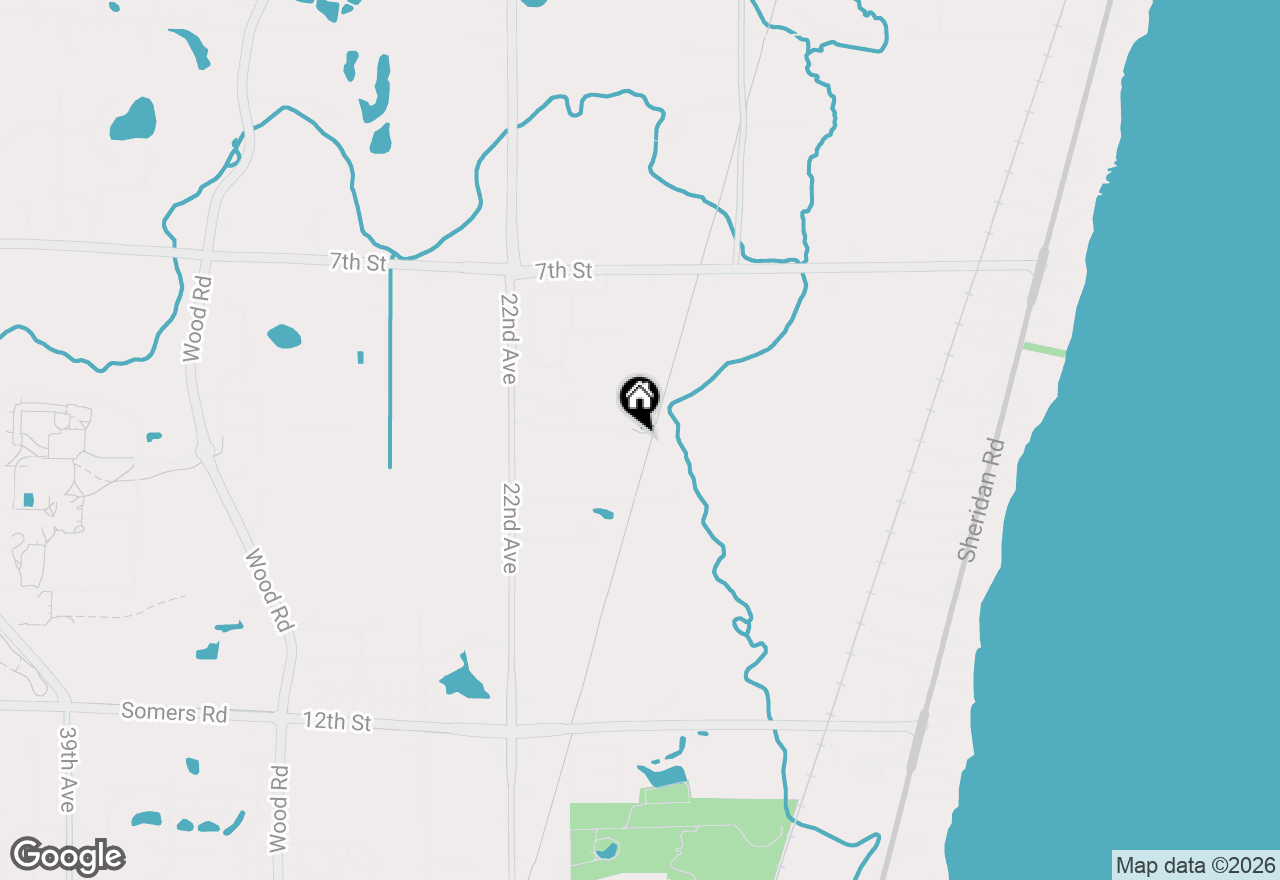 Map of 1801 8th Pl, Kenosha, WI 53140