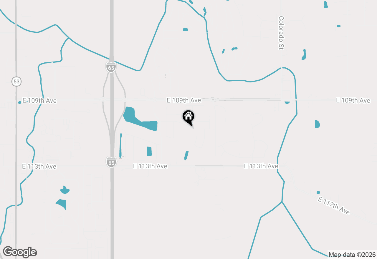 Map of 2045 E 110th Lane, Crown Point, IN 46307