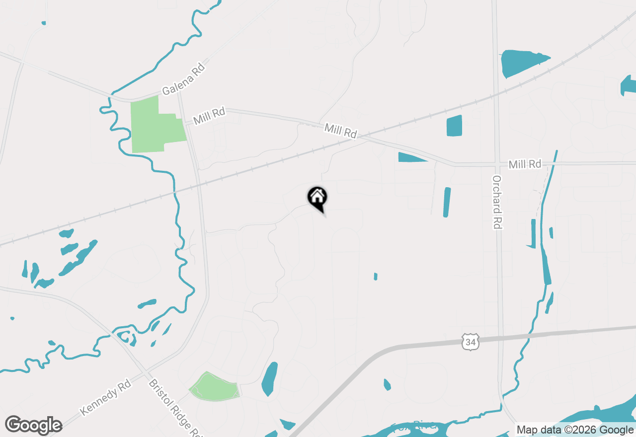 Map of 3182 Justice Drive, Yorkville, IL 60560