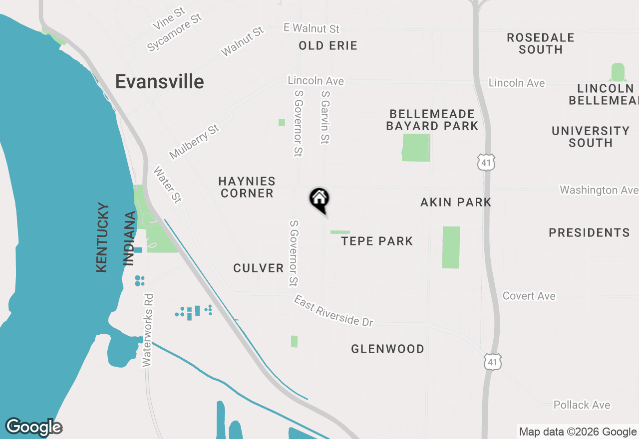Map of 520 Madison Avenue, Evansville, IN 47713