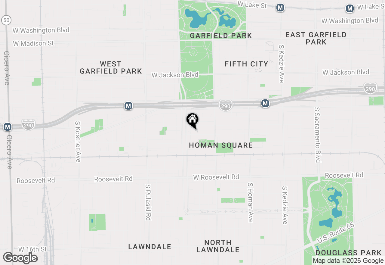 Map of 3716 W Polk Street, Chicago, IL 60624
