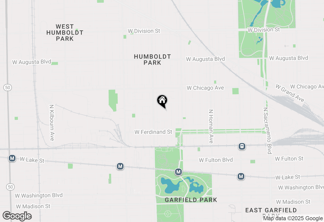 Map of 625 N Ridgeway Avenue, Chicago, IL 60624