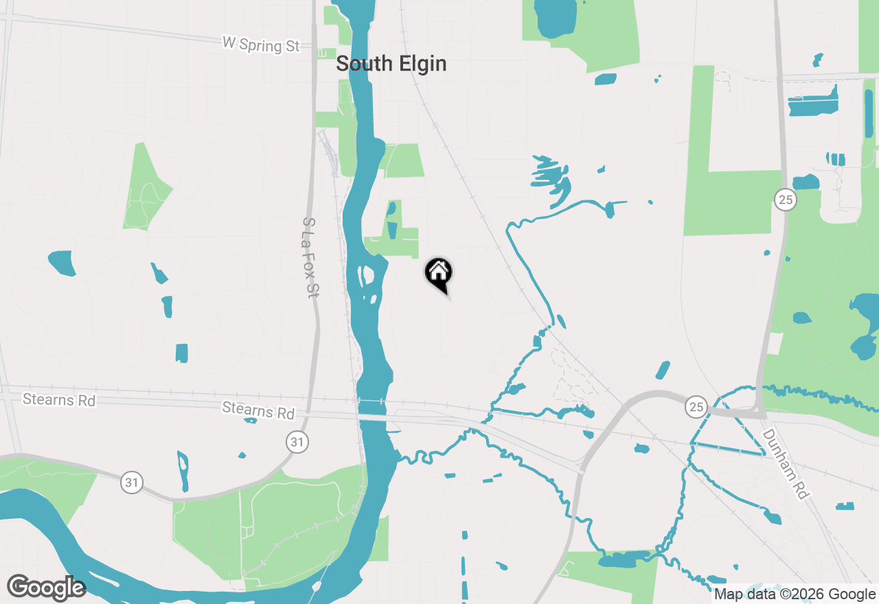 Map of (Address confidential), South Elgin, Illinois 60177