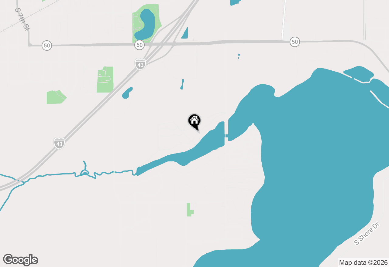 Map of 1531 N Delavan Club Dr, Delavan, WI 53115