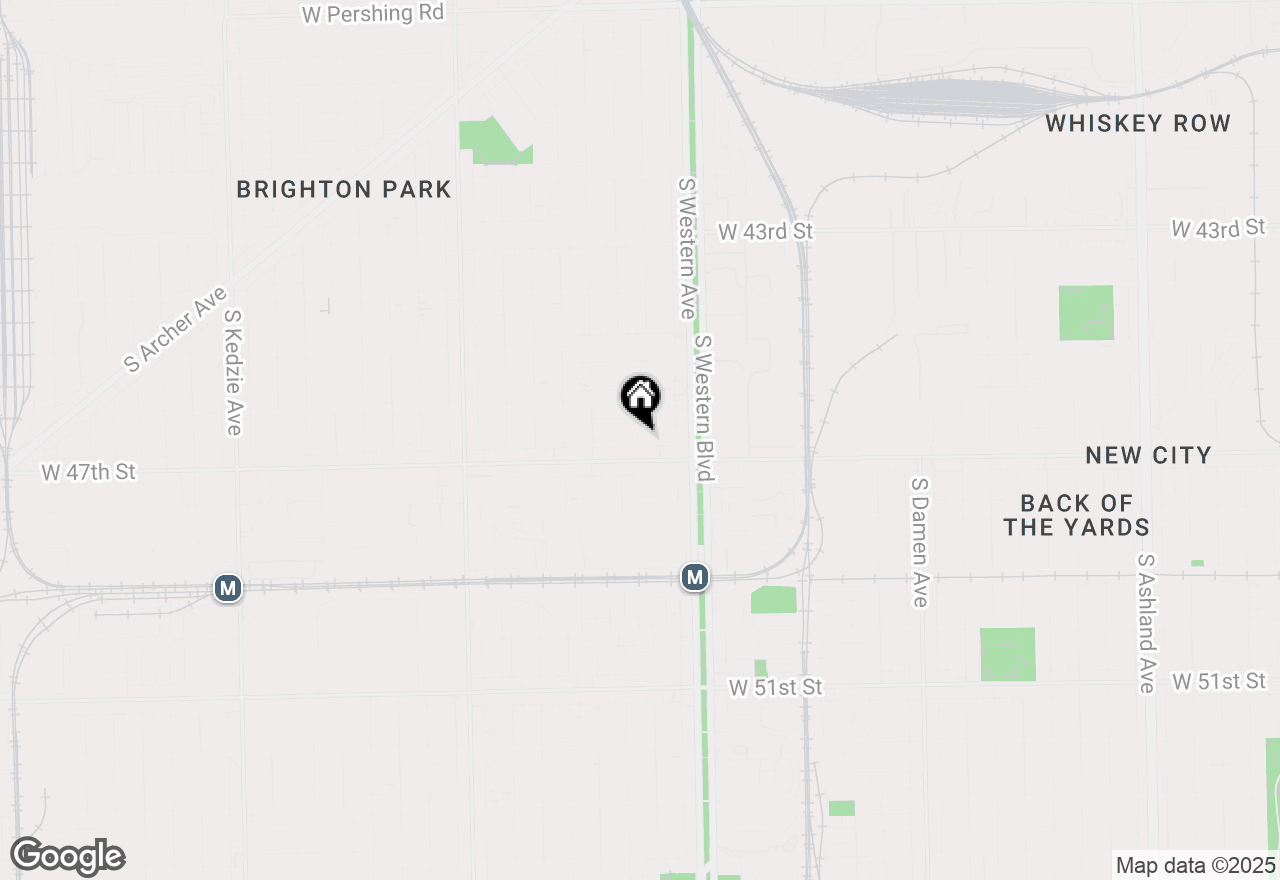 Map of 2457 W 46th Place, Chicago, IL 60632