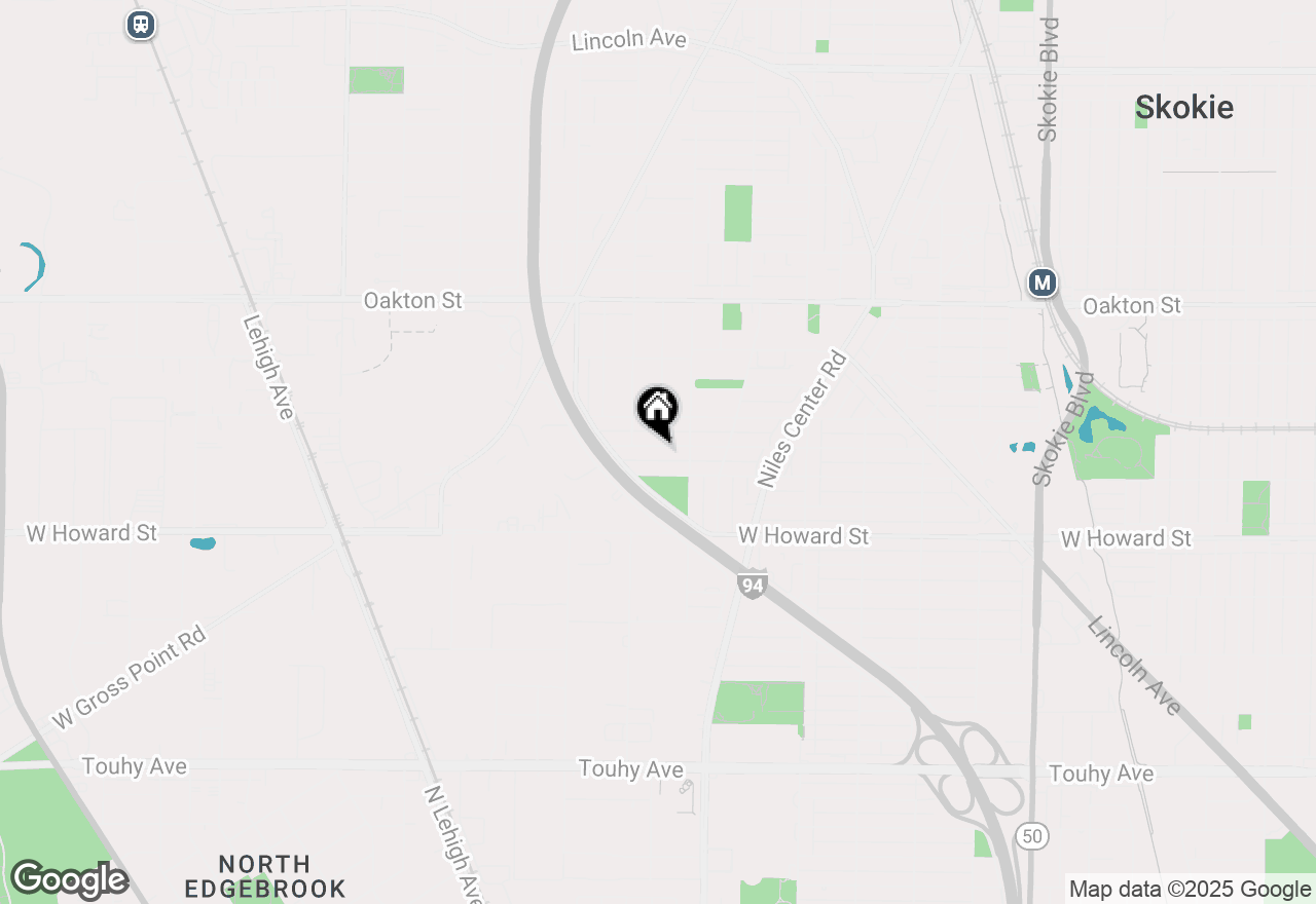 Map of 5431 Harvard Terrace, Skokie, IL 60077