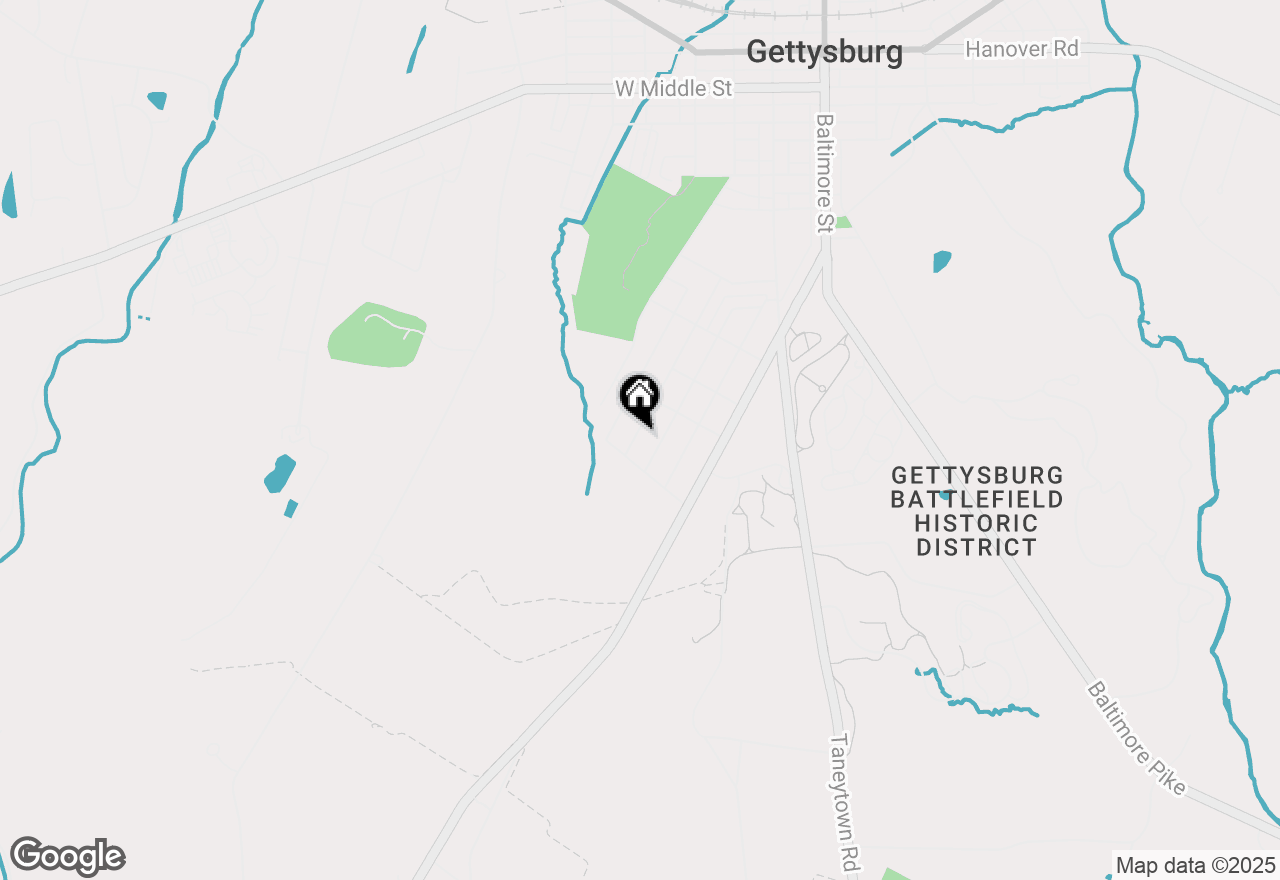 Map of 974 Fairview Avenue, Gettysburg, PA 17325