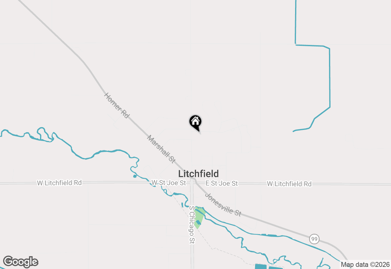 Map of 309 N Chicago Street, Litchfield, MI 49252
