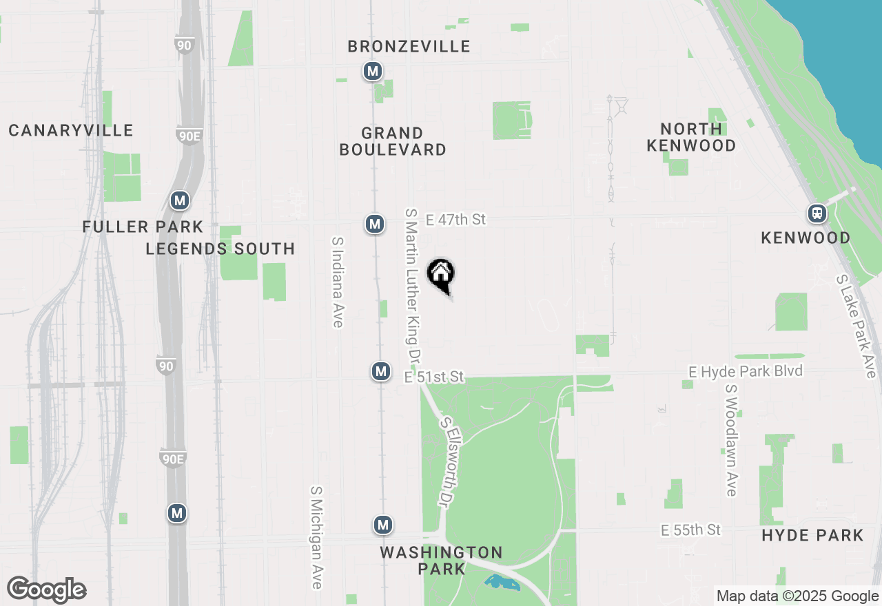 Map of 4901 S Washington Park Court, Chicago, IL 60615