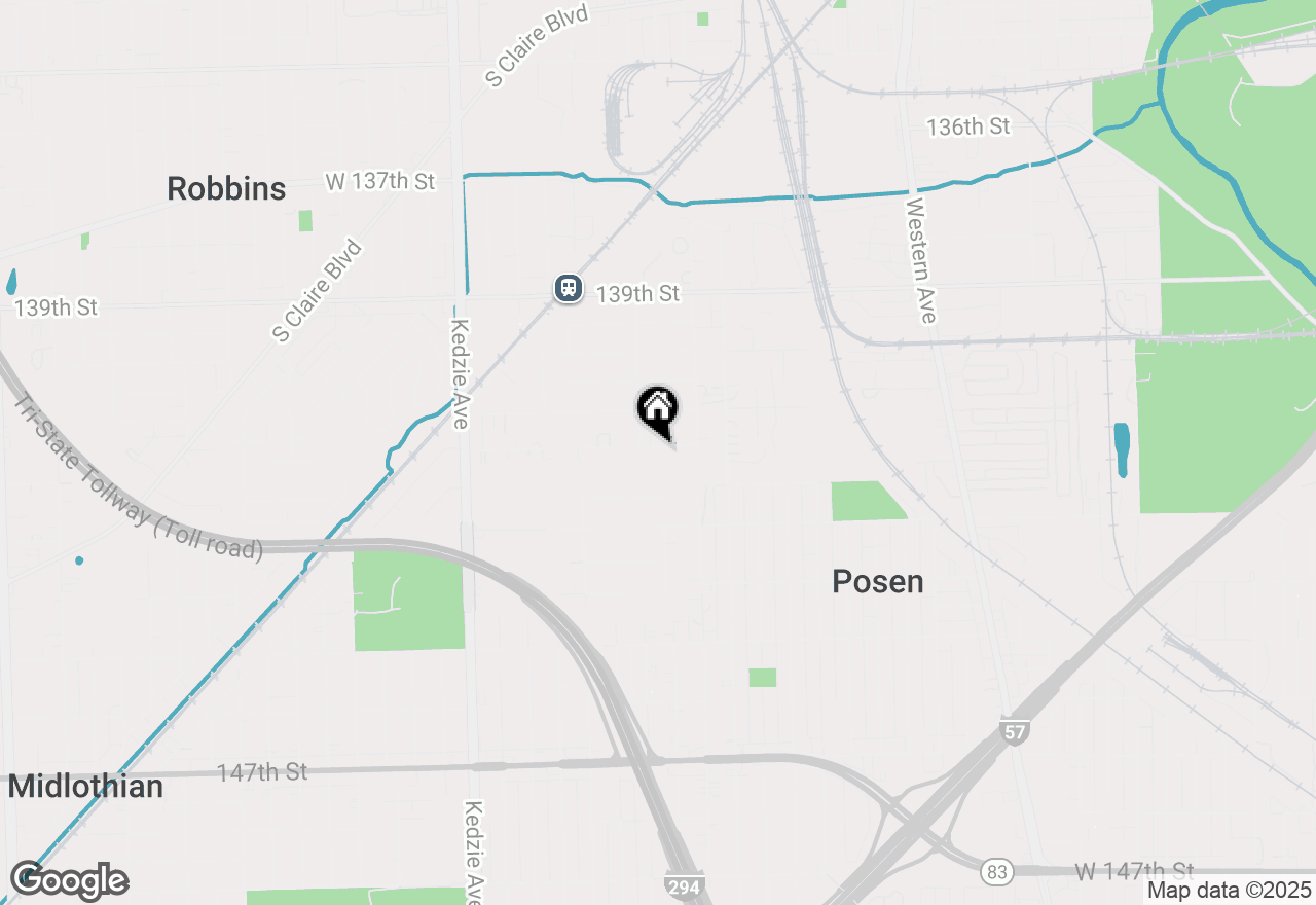 Map of 2841 141st Place, Blue Island, IL 60406