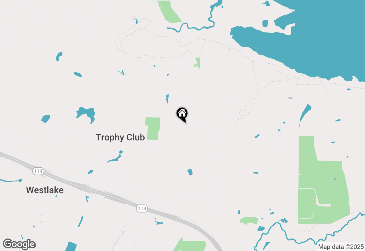 Map of 8 Sunrise Circle, Flower Mound, TX 76226