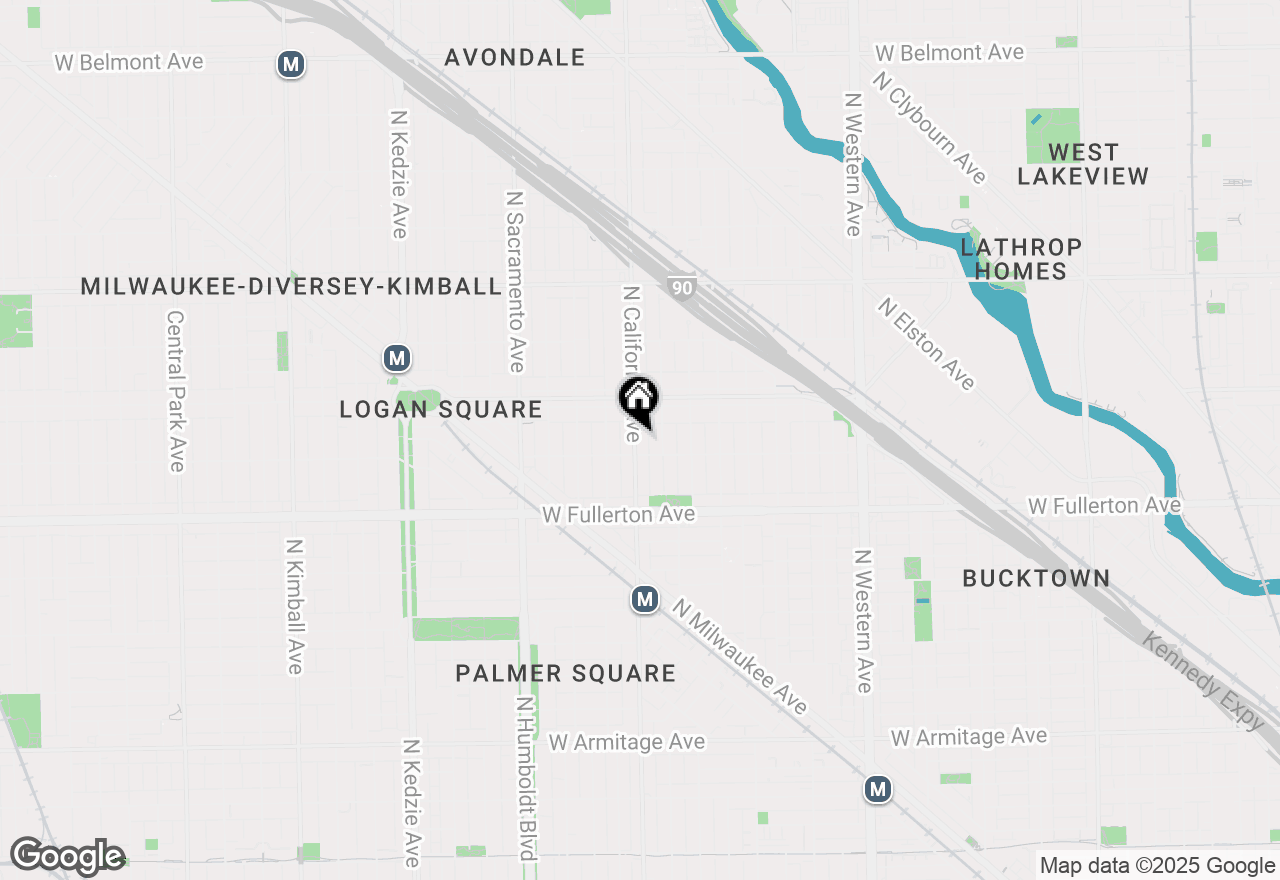 Map of 2513 N California Avenue, Chicago, IL 60647