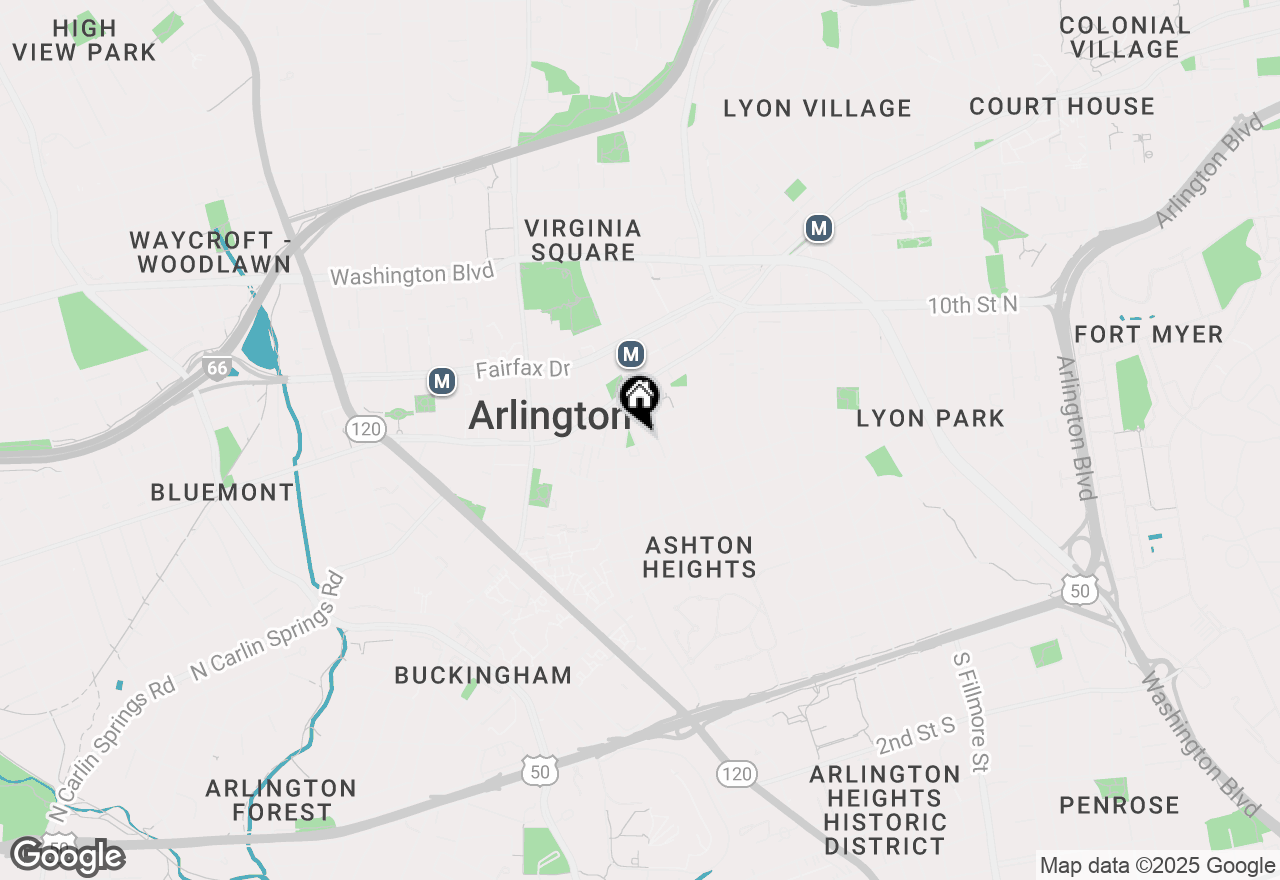 Map of 700 N Nelson Street, Arlington, VA 22203