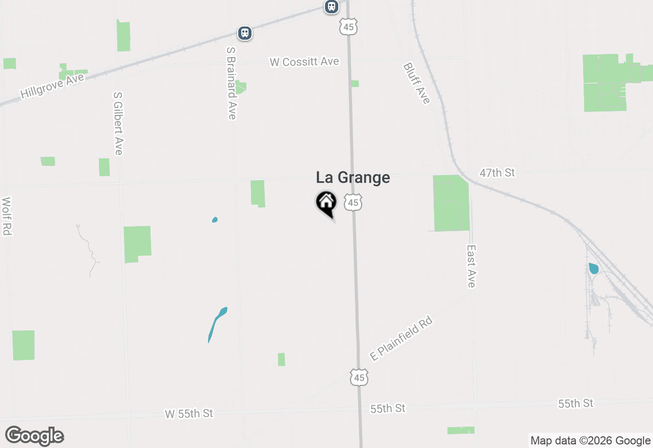 Map of 631 S Ashland Avenue, La Grange, IL 60525