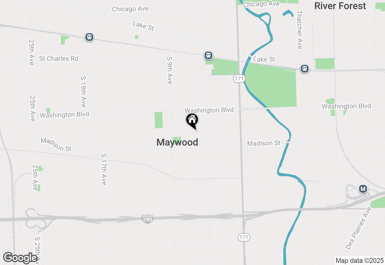 Map of 811 S 7th Avenue, Maywood, IL 60153