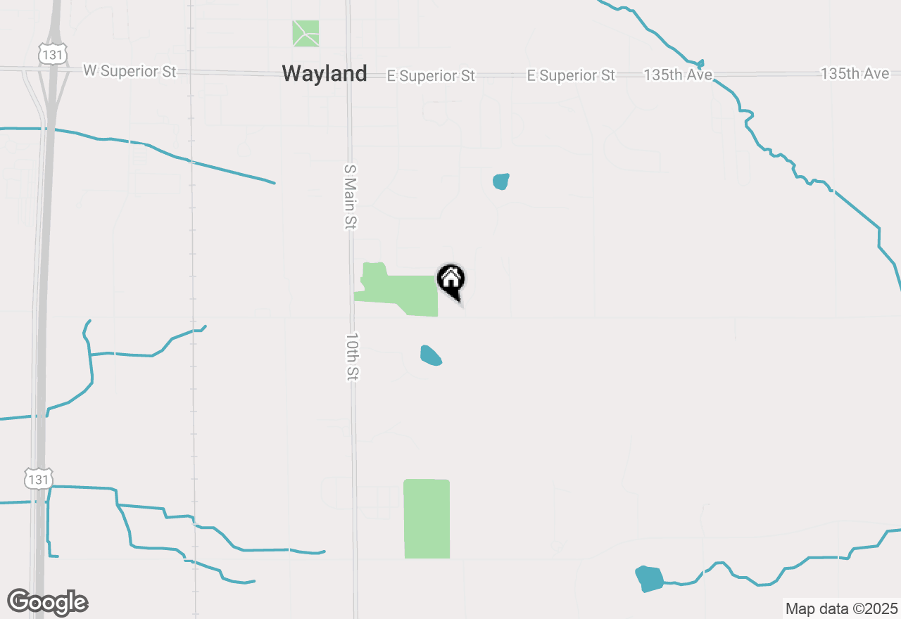 Map of 925 133rd Avenue, Wayland, MI 49348