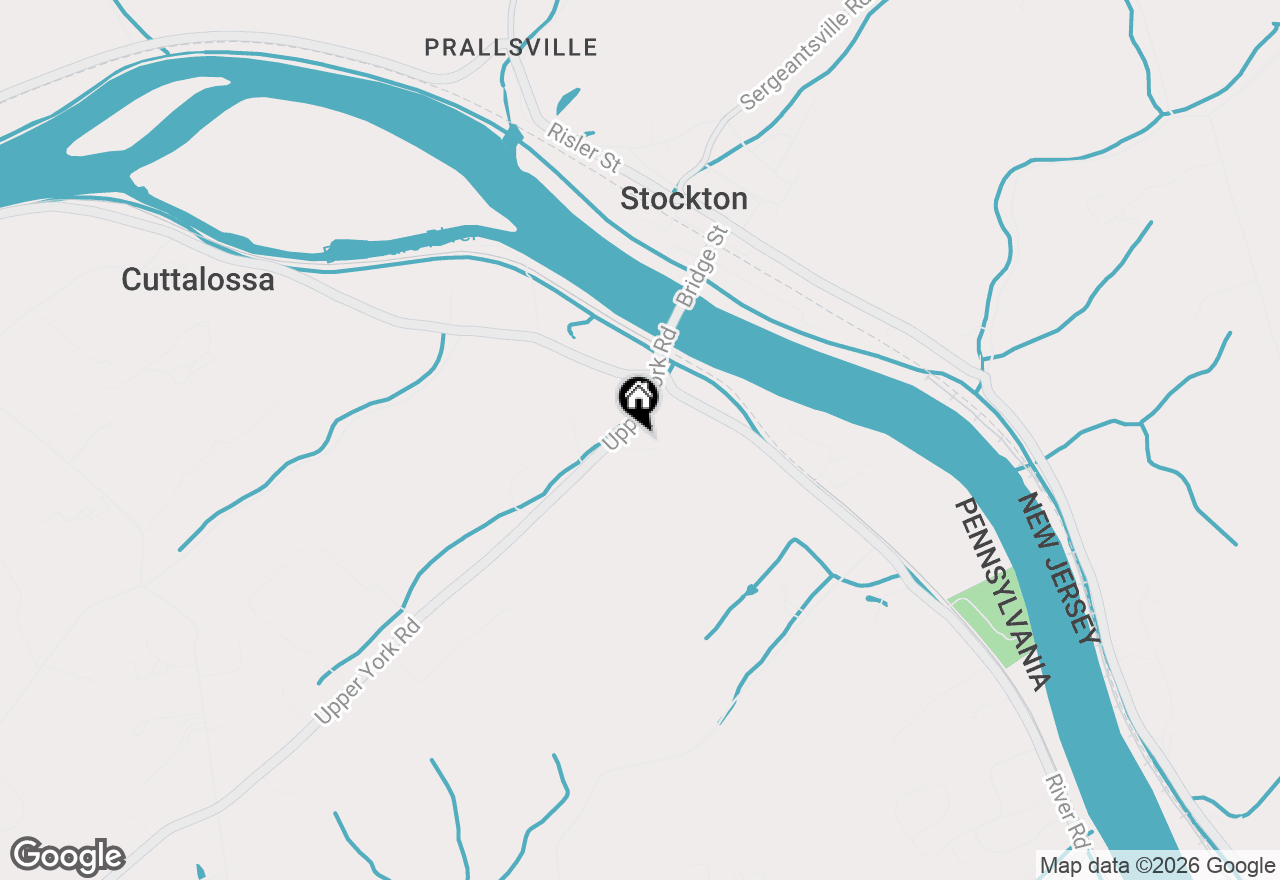 Map of 7126 Upper York Road, New Hope, PA 18938