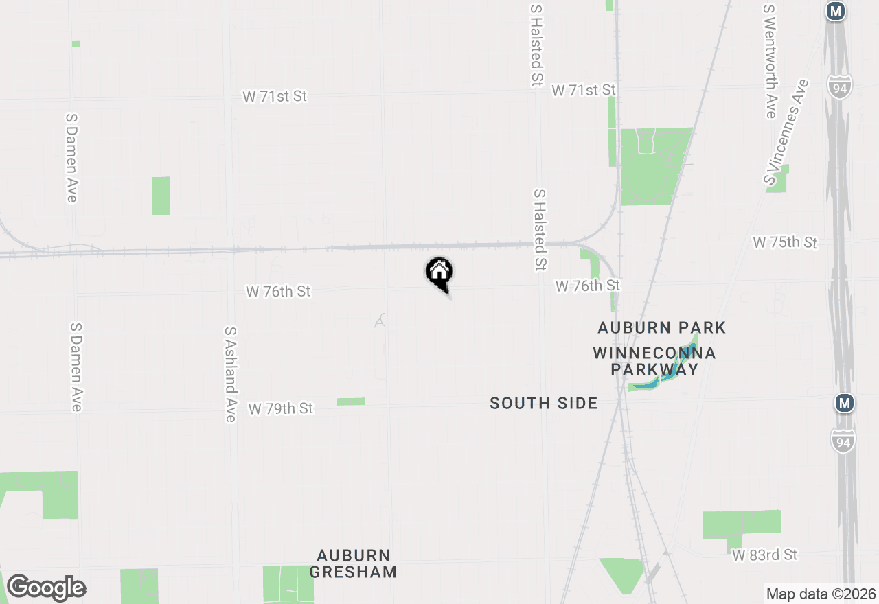Map of 7618 S Carpenter Street, Chicago, IL 60620