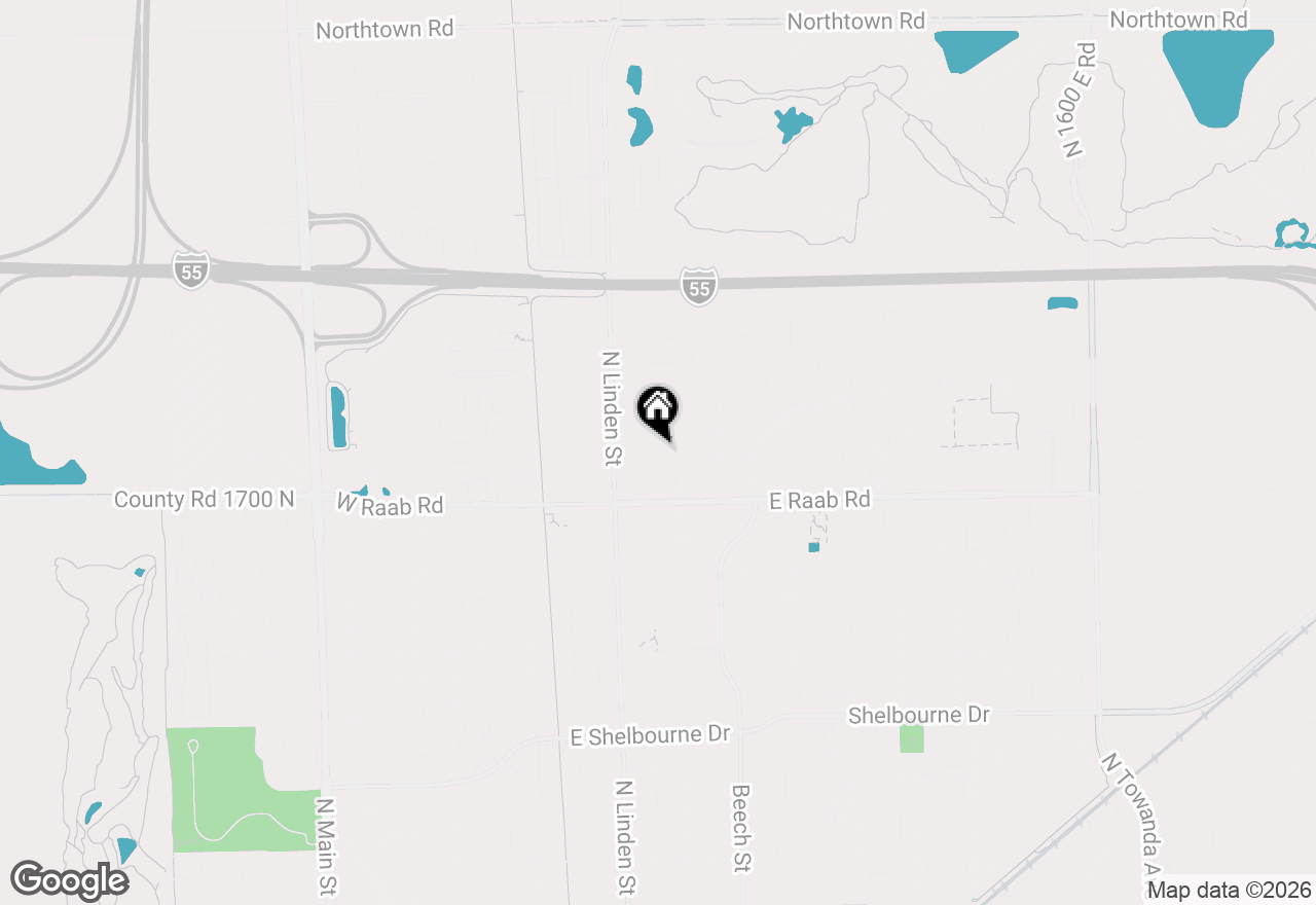 Map of 304 Plumage Court, Normal, IL 61761