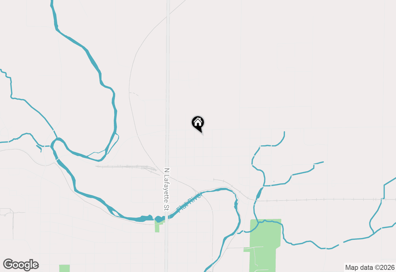 Map of 406 E North Street, Greenville, MI 48838