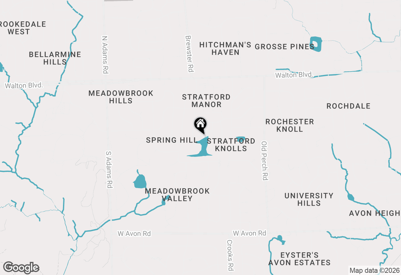 Map of 2463 Kimberly Fair Street, Rochester Hills, MI 48309