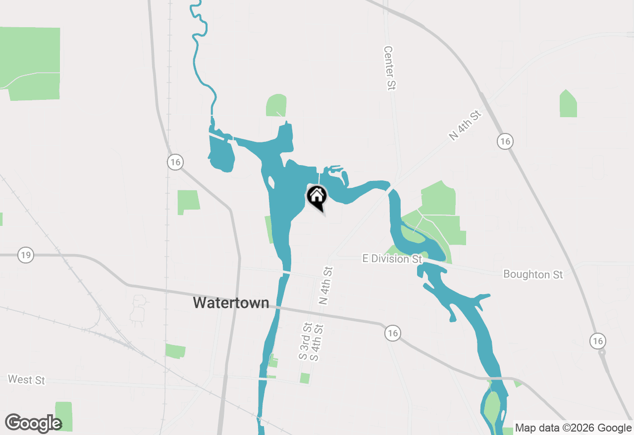Map of 907 N Second St, Watertown, WI 53098