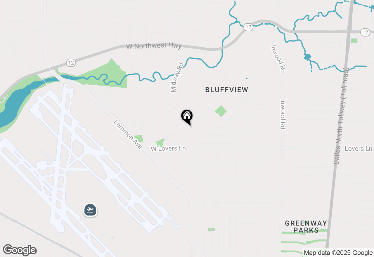 Map of 4325 Pomona Road, Dallas, TX 75209