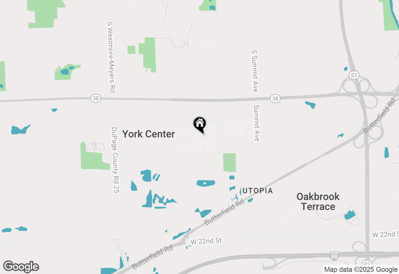 Map of 1S209 Stratford Lane, Villa Park, IL 60181