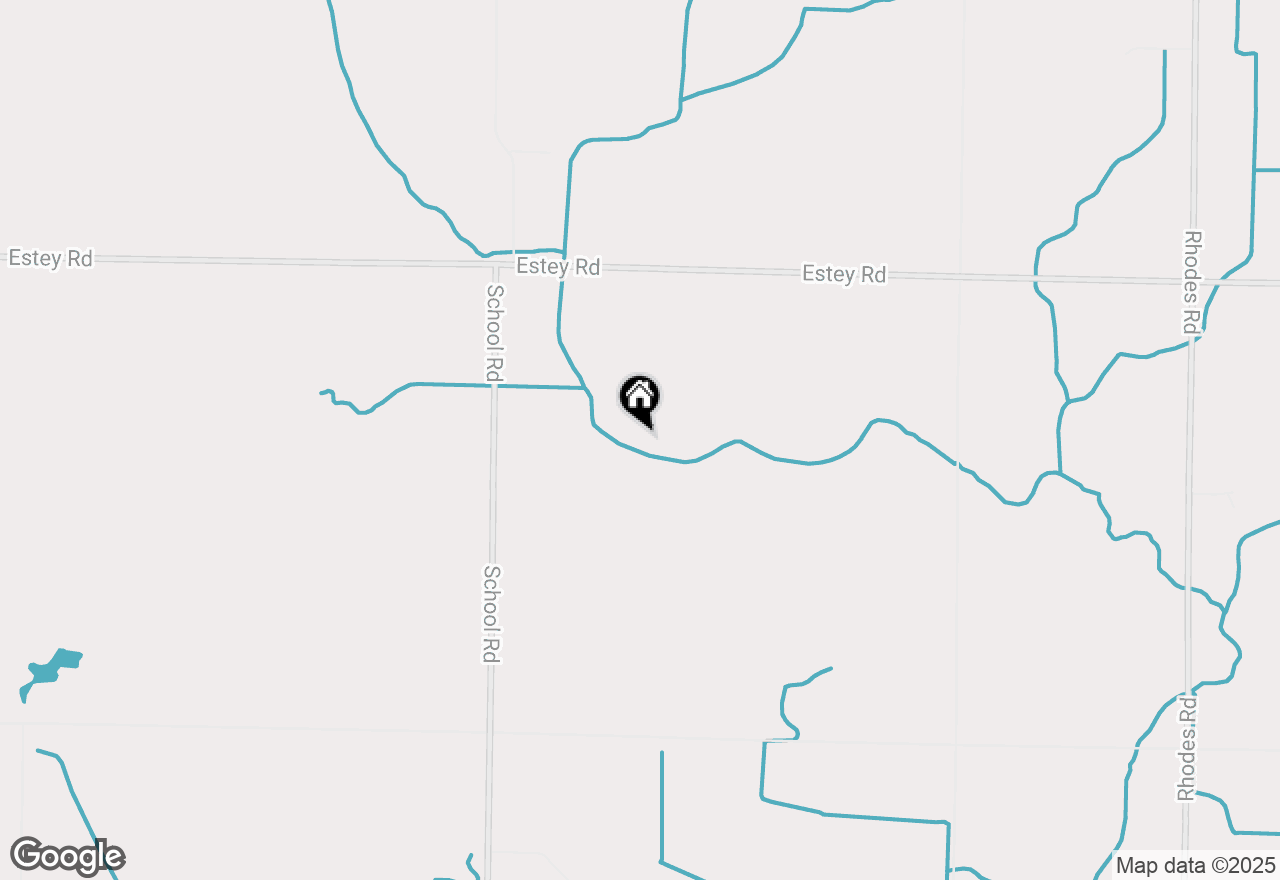 Map of 4176 Estey Road, Rhodes, MI 48652
