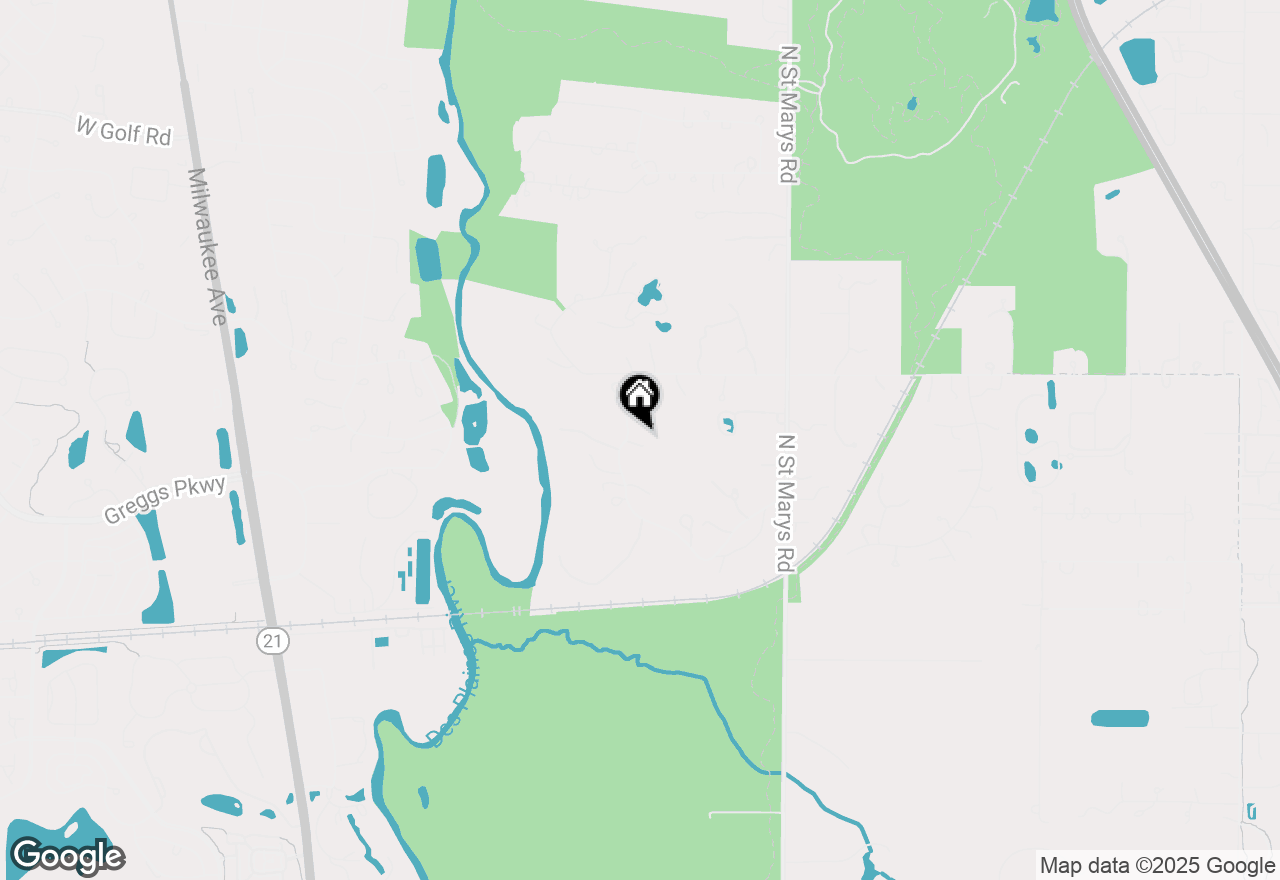 Map of 15420 W Little Saint Marys Road, Mettawa, IL 60048