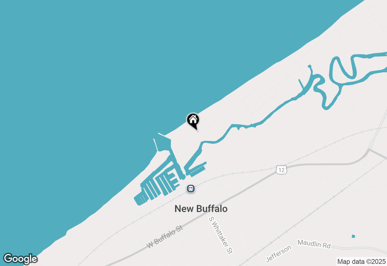 Map of 300 Marquette Drive, New Buffalo, MI 49117